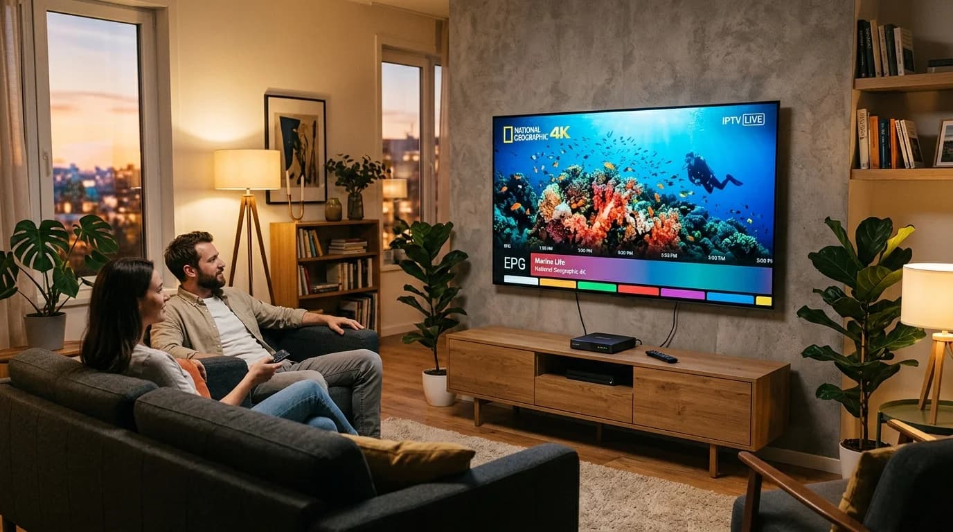 Android box 4K IPTV UK — watch Premier League live via UK IPTV subscription in 4K