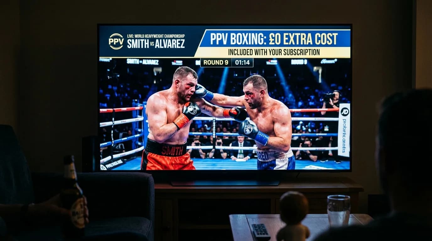 Boxing PPV on IPTV UK — watch live boxing and UFC via UK IPTV subscription without PPV fees