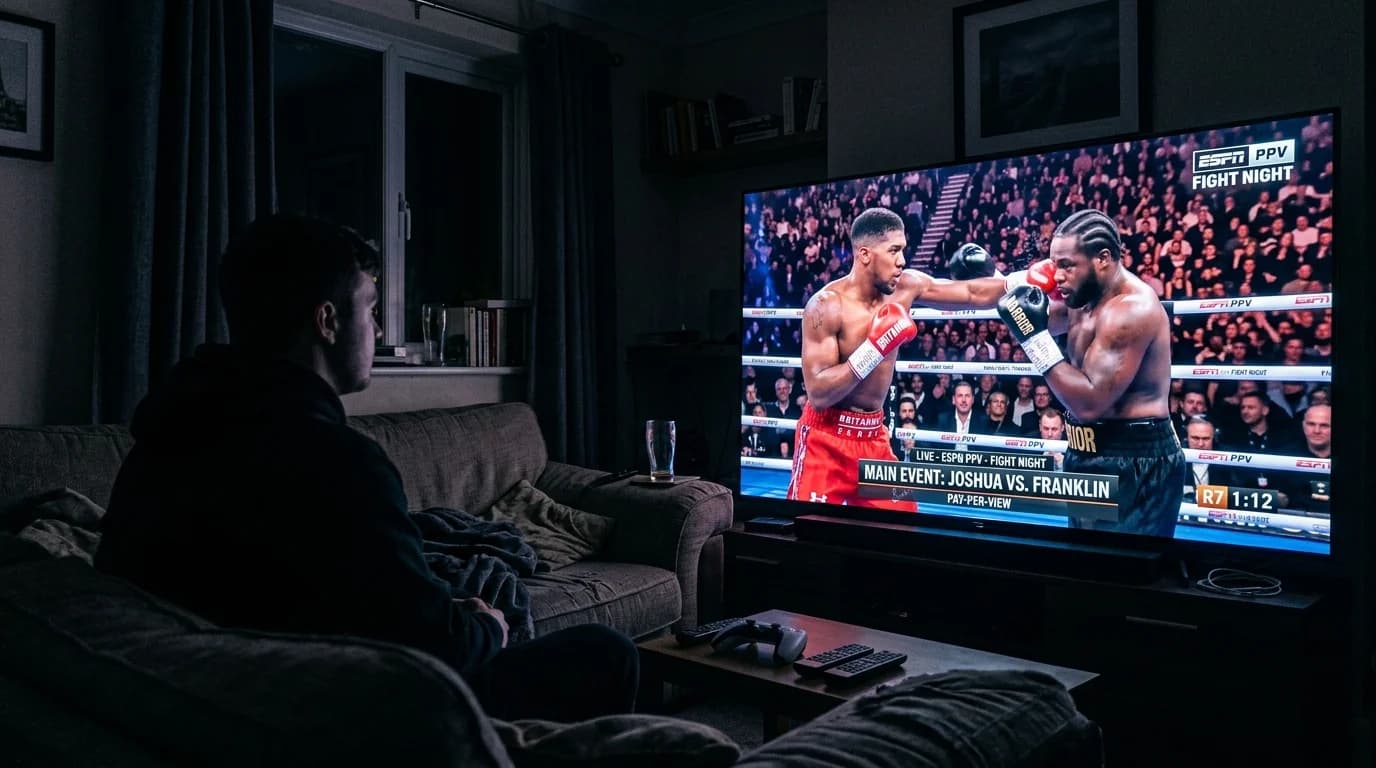 Watch boxing and UFC on IPTV UK subscription — live PPV events from £12 per month 2026