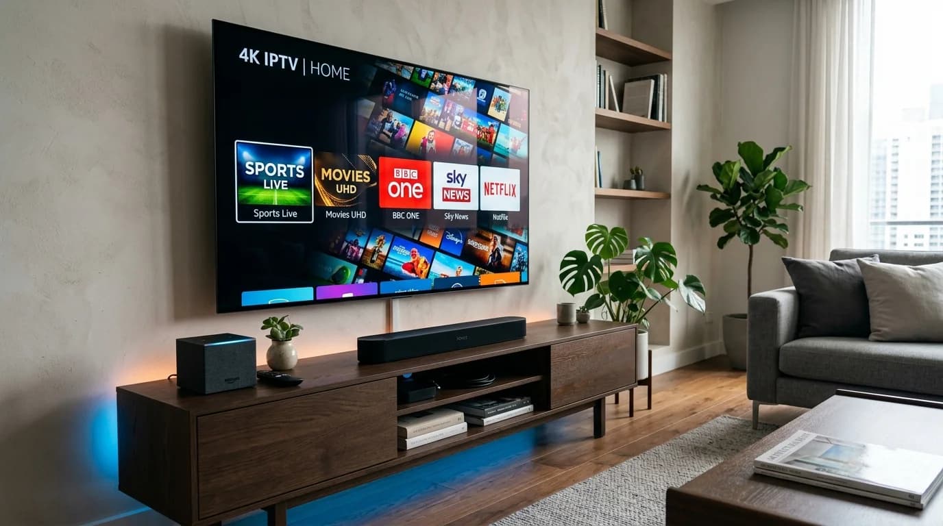 Fire TV Cube IPTV UK channels — 45,000+ live channels with UK IPTV subscription