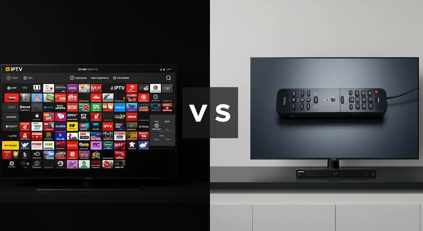 IPTV UK subscription vs BT TV comparison 2026 — cheaper UK IPTV from £12 vs BT TV at £40+